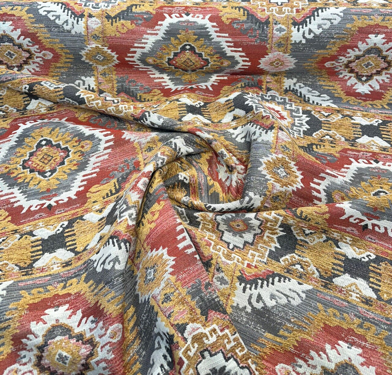 1 Yard Arizona Southwest Bosa Chenille Upholstery Fabric Rustic 51% Polyester 49% Poly Chenille 56 Inch Width
